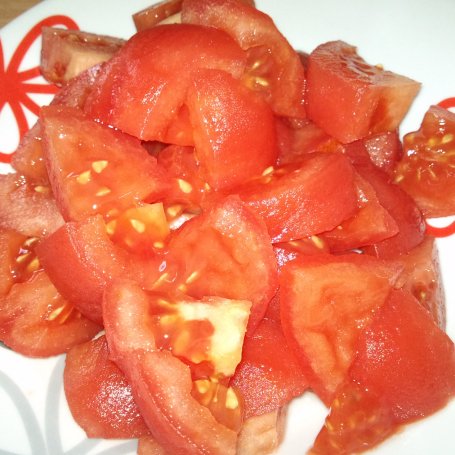 Krok 3 - Pomidorowy gulasz z szynki foto
