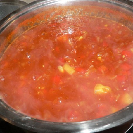 Krok 5 - Pomidorowy sos słodko-kwaśny foto