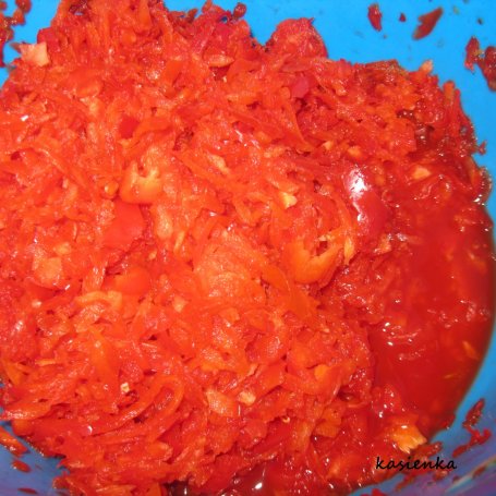 Krok 2 - Pomidorowy sos z cukinii, papryki i cebuli foto