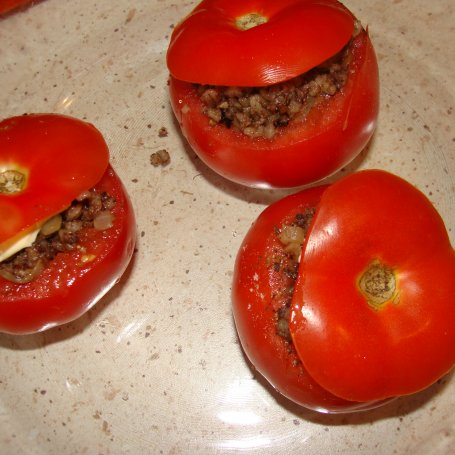 Krok 5 - Pomidory faszerowane kaszanką foto