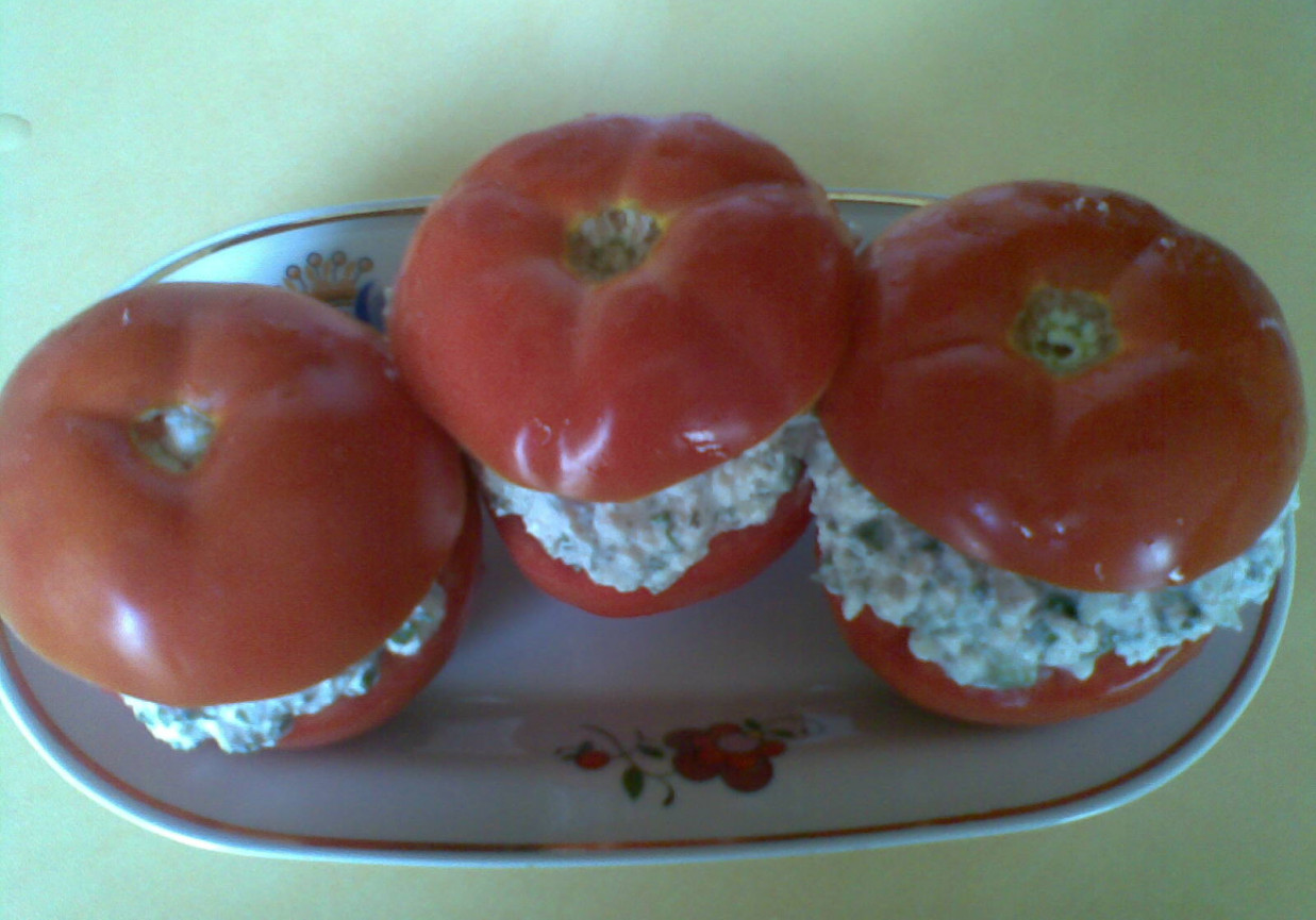 pomidory faszerowane twarożkiem foto
