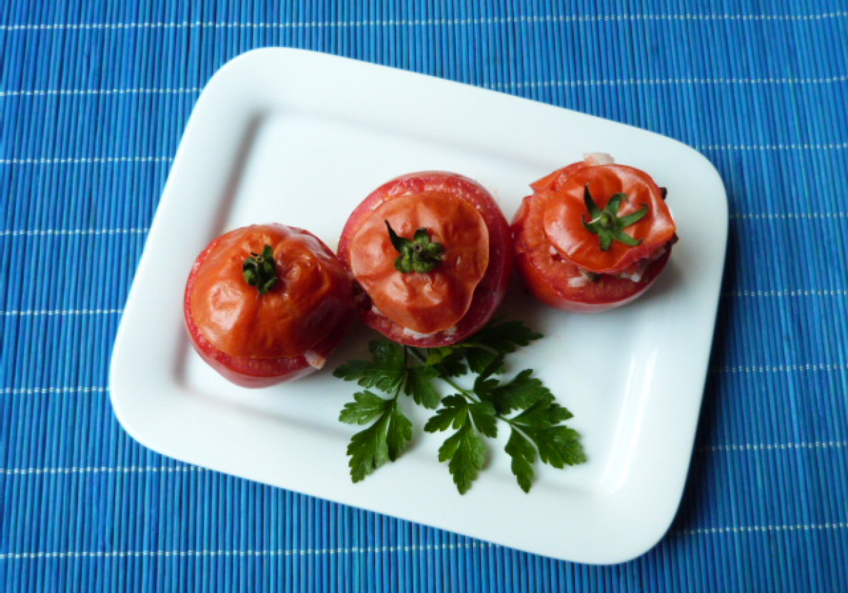 Pomidory nadziewane watróbką foto