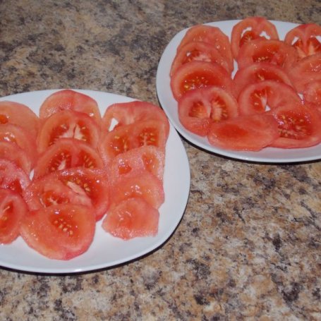 Krok 2 - Pomidory pod serową pierzynką foto