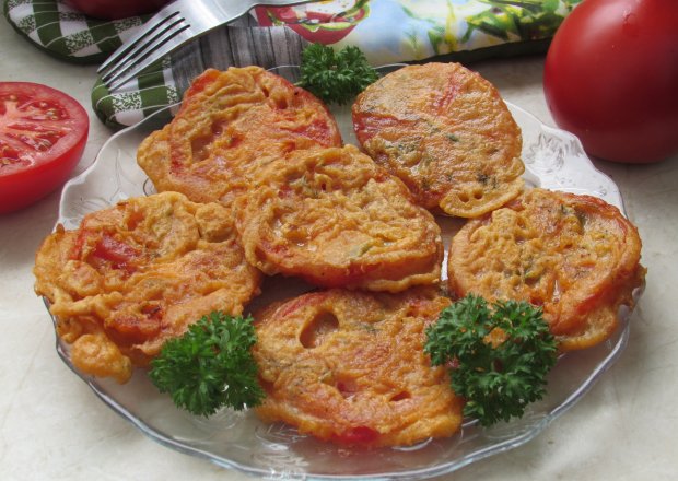 Fotografia przedstawiająca Pomidory w cieście