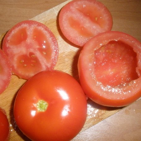 Krok 1 - Pomidory w czapeczkach z farszem z papryką i kukurydzą foto
