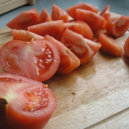 Krok 3 - Pomidory w sosie miodowym foto