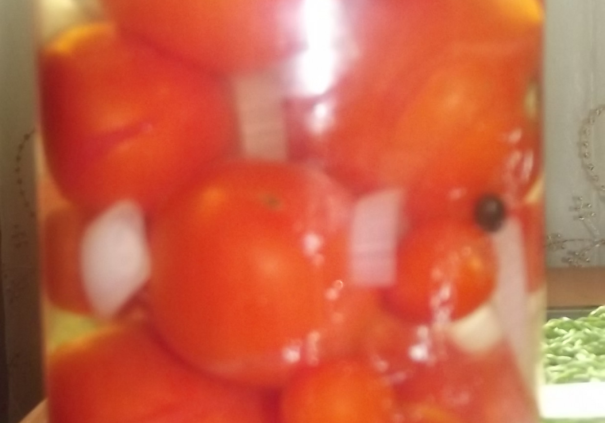 Pomidory w żelatynie foto
