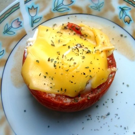 Krok 4 - Pomidory z jajkiem w koszulce foto