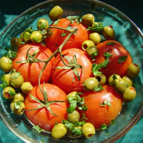 Krok 2 - Pomidory z oliwkami z kuchni włoskiej foto