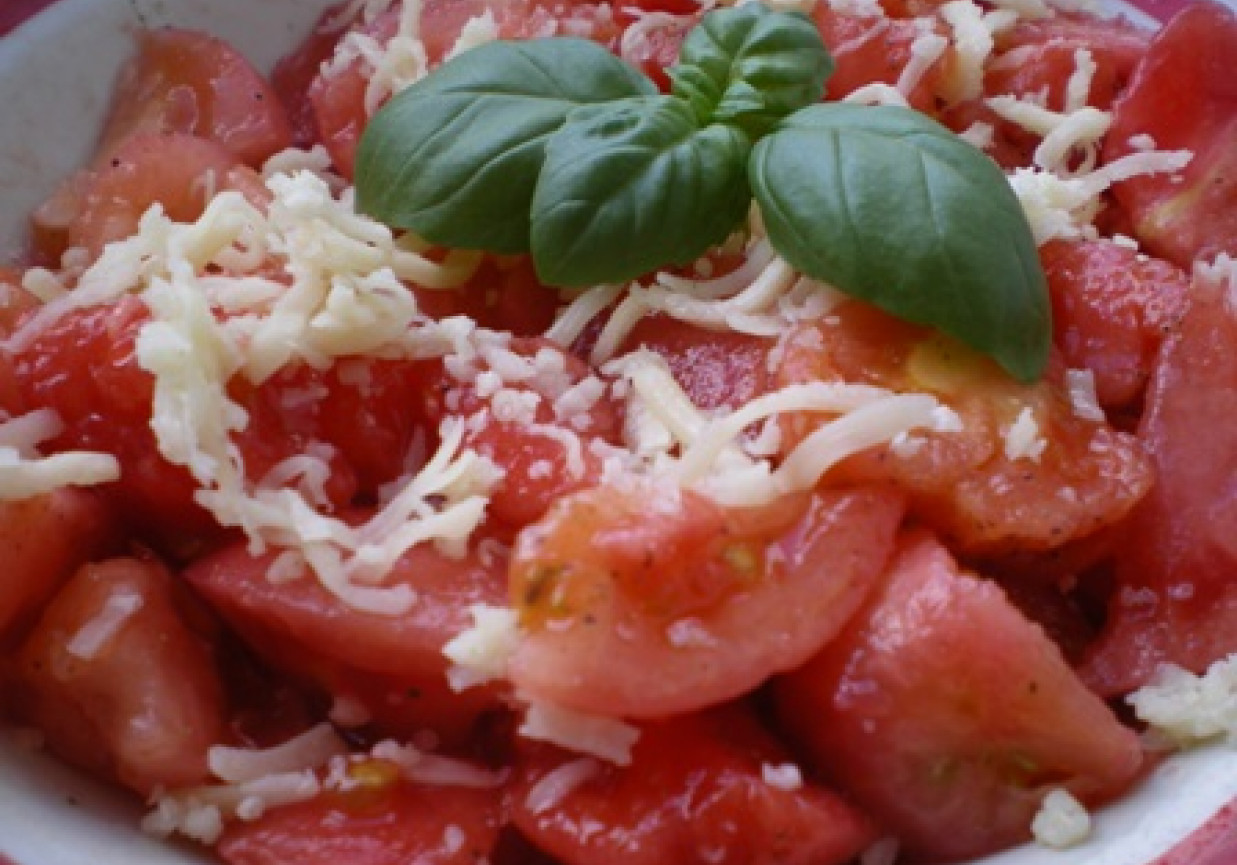 Pomidory z parmezanem foto