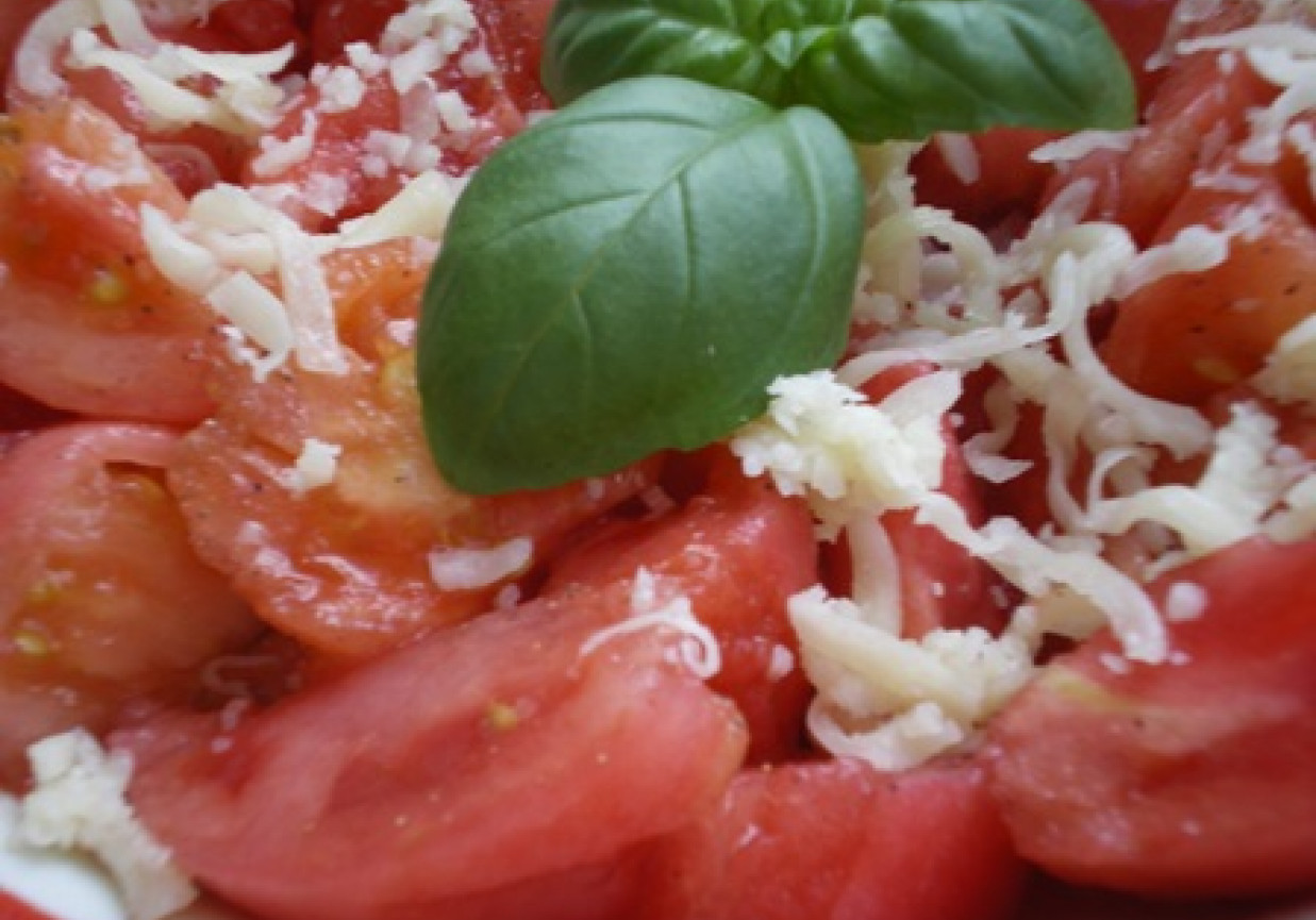 Pomidory z parmezanem foto