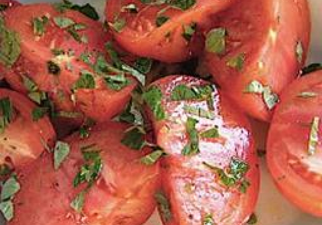 Pomidory z pietruszką foto