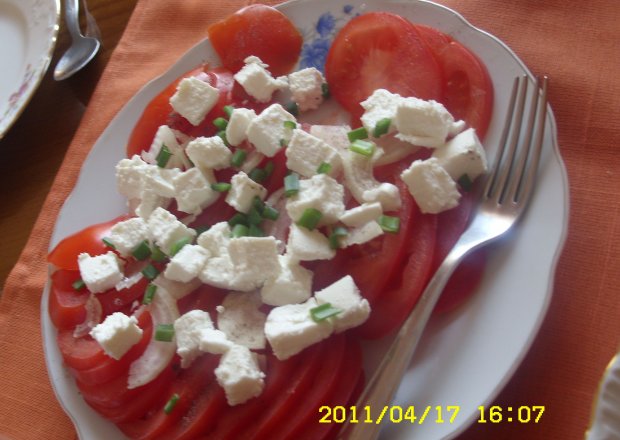 Fotografia przedstawiająca Pomidory z serem feta