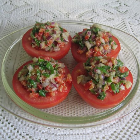 Krok 4 - Pomidory zapiekane z bazylią i parmezanem foto