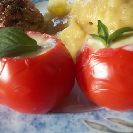 Krok 4 - Pomidory zapiekane z mozzarellą foto