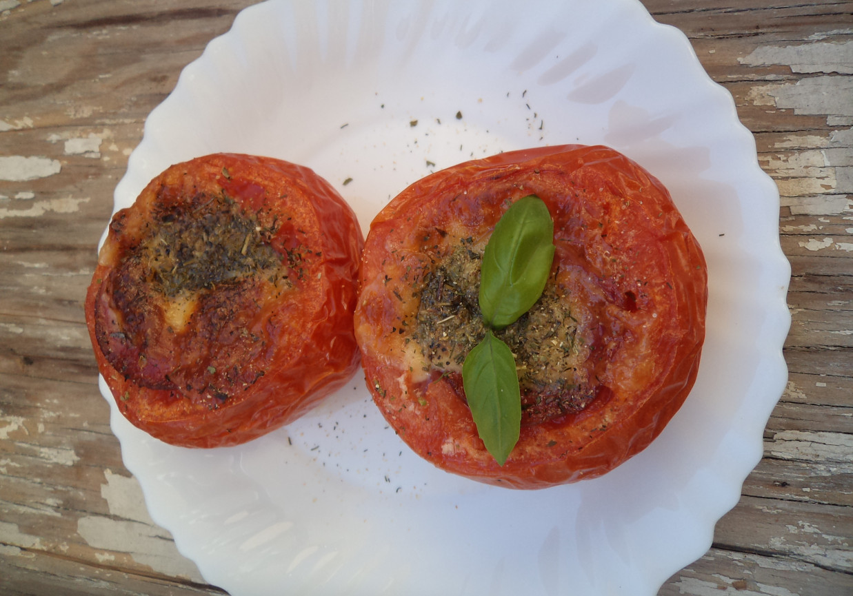 Pomidory zapiekane z salami i Mozzarellą :) foto