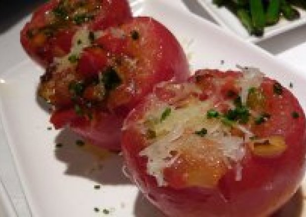 Fotografia przedstawiająca Pomidory zapiekane