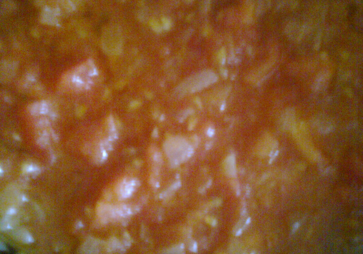 pomidory zasmażane z cebulką foto