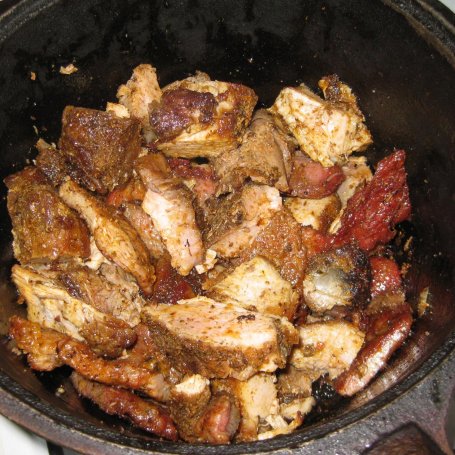 Krok 1 - Pomysł na karkówkę i żeberka po grillu foto