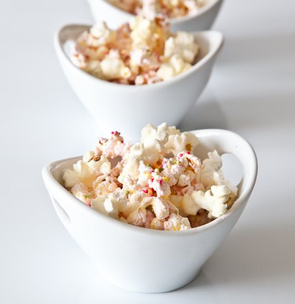 Fotografia przedstawiająca Popcorn na słodko