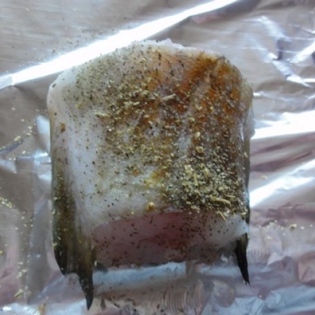 Krok 1 - Porcje pstrąga zapiekane pod chrzanową pierzynką foto