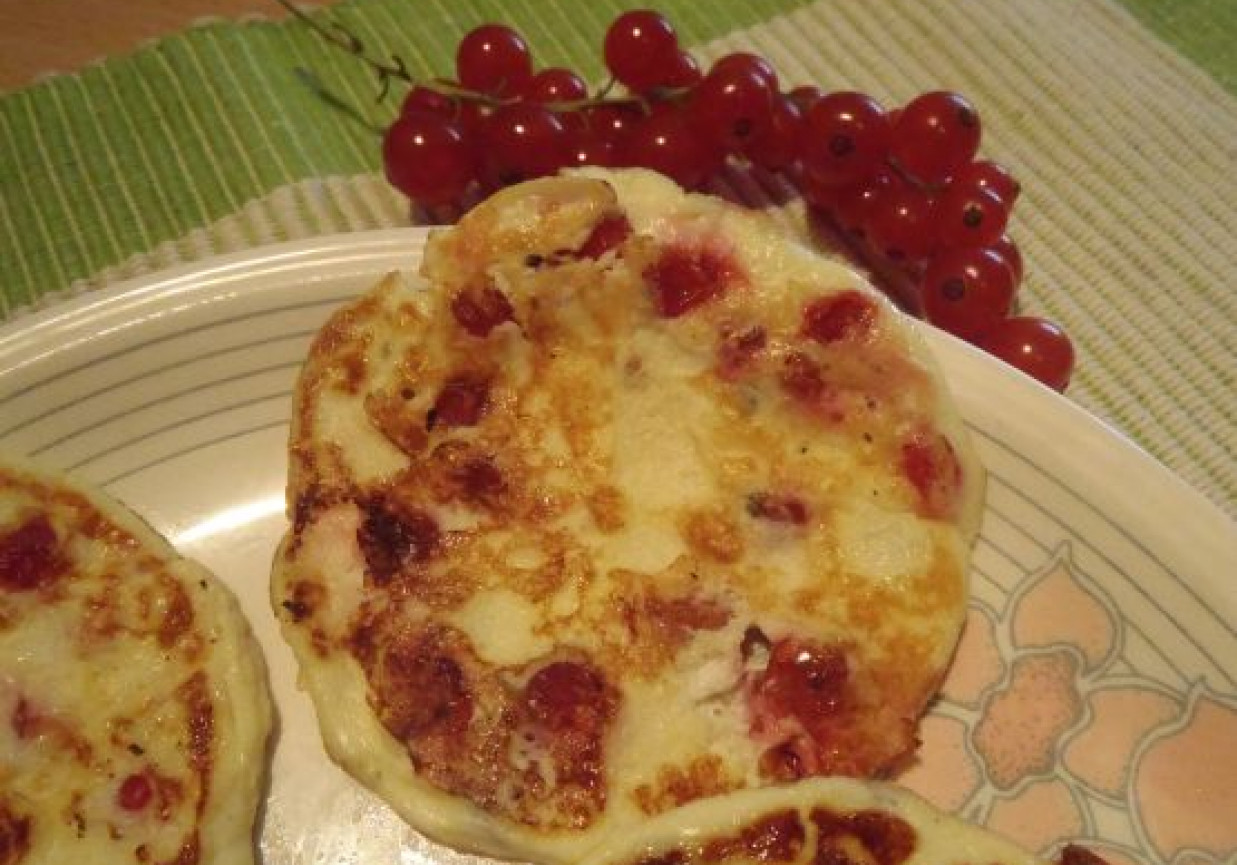 Porzeczkowe placuszki śniadaniowe foto