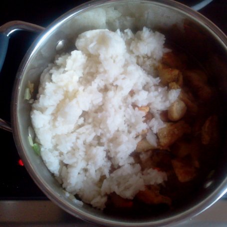 Krok 3 - Potrawa chińska z ryżem i kurczakiem foto