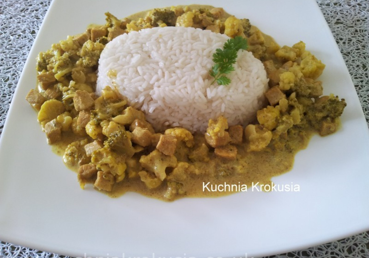 Potrawka curry z wieprzowiną foto