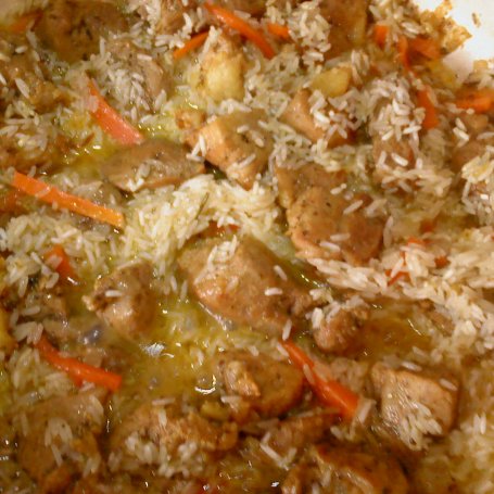 Krok 5 - Potrawka mięsna z ryżem i warzywami foto