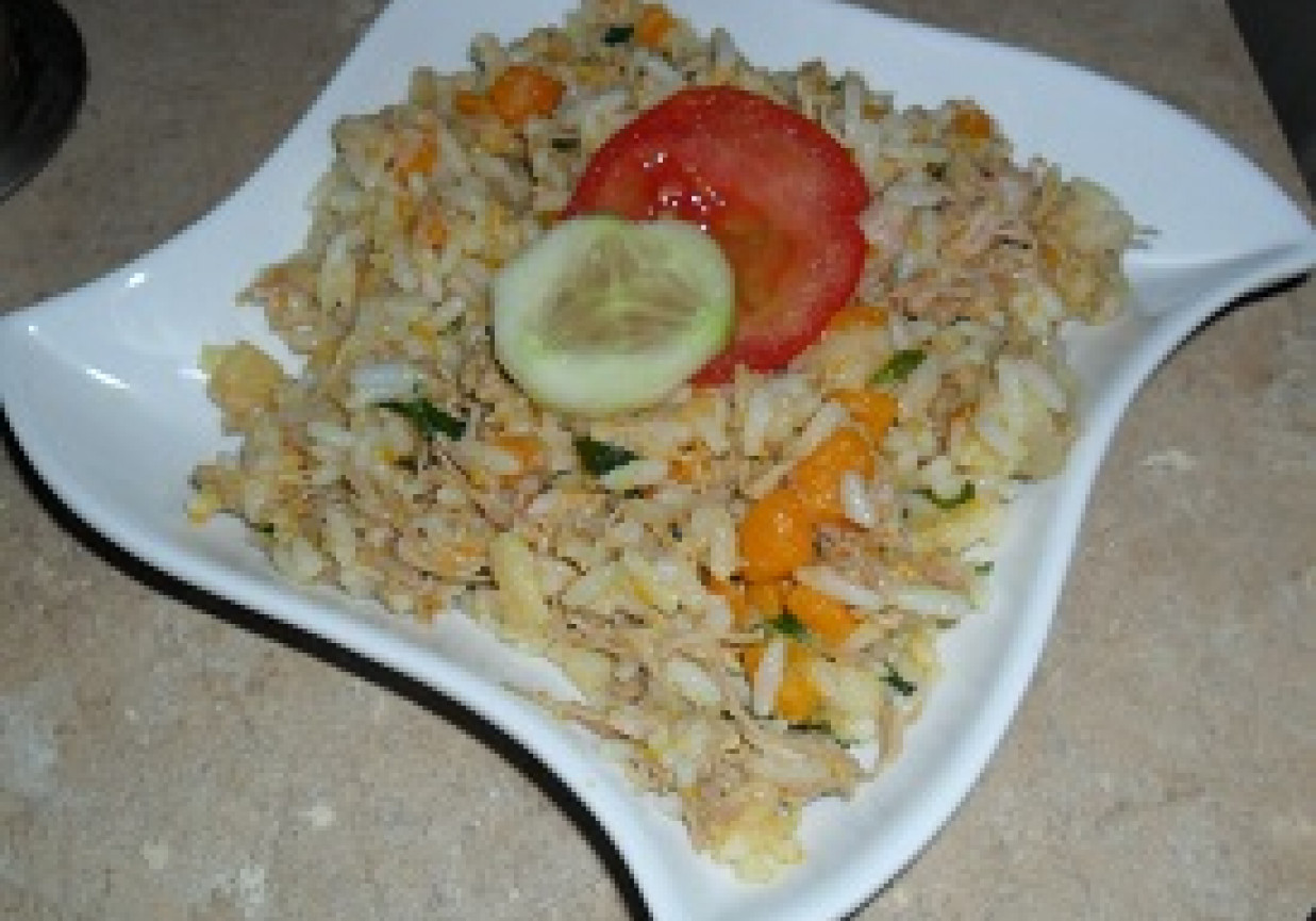 Potrawka rosołowa z ryżem foto