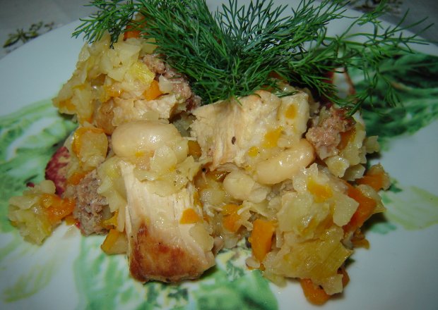 Fotografia przedstawiająca Potrawka warzywna z mięsem