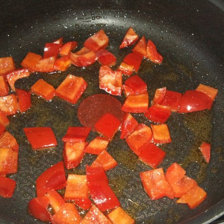 Krok 1 - Potrawka warzywna z pomidorem i jabłkiem  foto