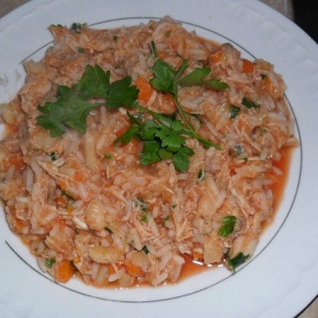 Krok 4 - Potrawka warzywna z ryżem i kurą foto