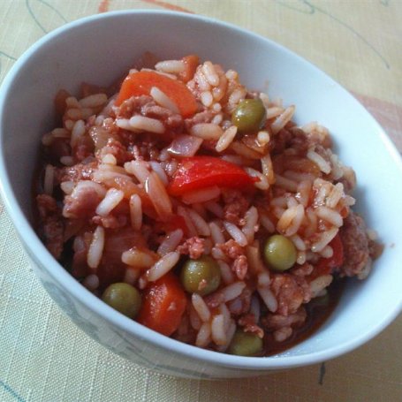 Krok 4 - Potrawka z mięsem i ryżem foto