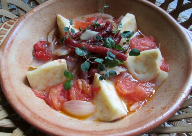 Fotografia przedstawiająca Potrawka z pomidorów