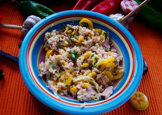 Fotografia przedstawiająca Potrawka z ryżu z warzywami i parmezanem