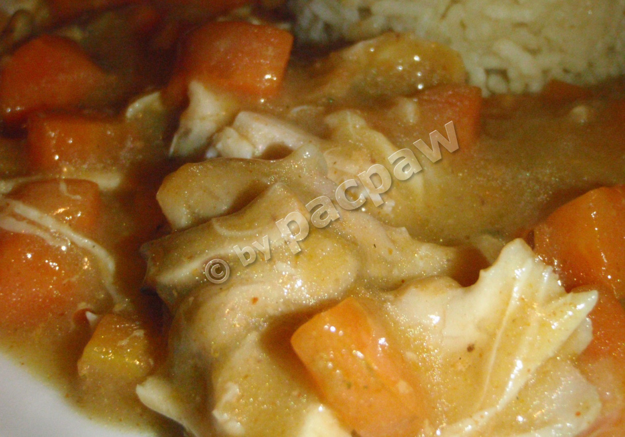 Potrawka z udek kurczaka z marchewką  - szybkowar foto