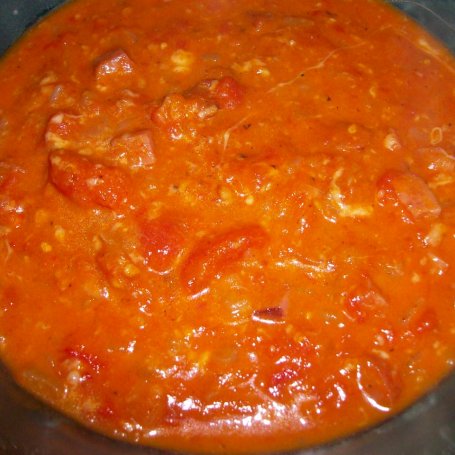 Krok 5 - Potrawkowa zupa z pomidorów foto