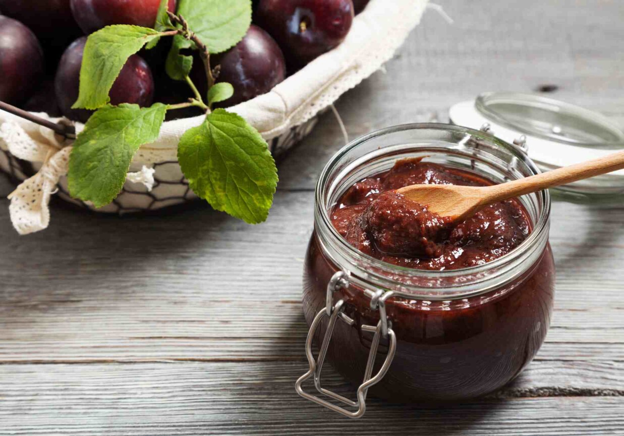 Powidła śliwkowe bez mieszania foto