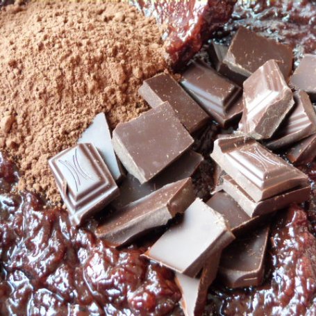 Krok 3 - Powidła śliwkowe z kakao i czekoladą foto