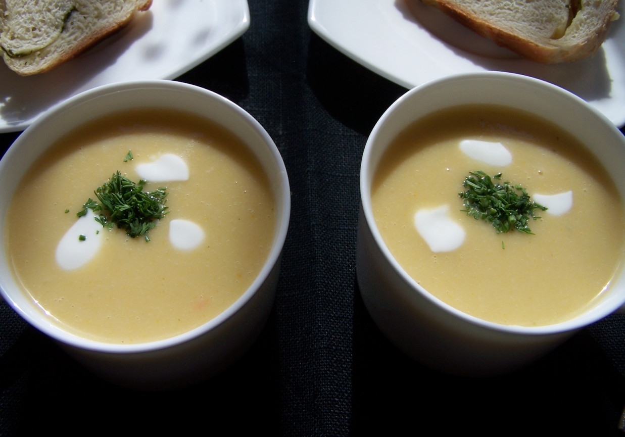 Pozostając w temacie zup, czyli krem z białej fasolki. foto