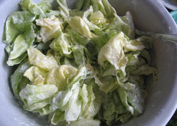 Fotografia przedstawiająca Pożywna dietetyczna zdrowa i smaczna sałata