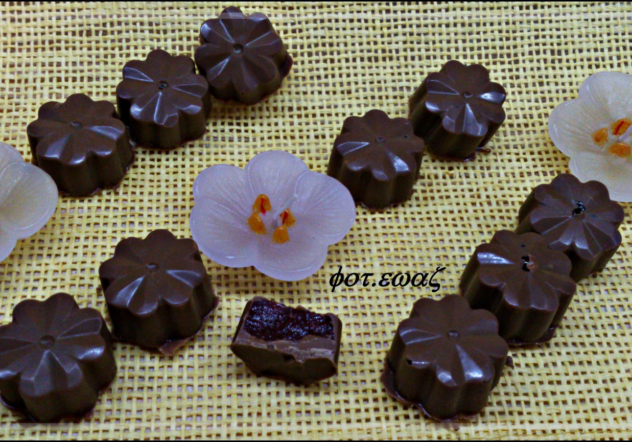 Pralinki czekoladowo - wiśniowe foto