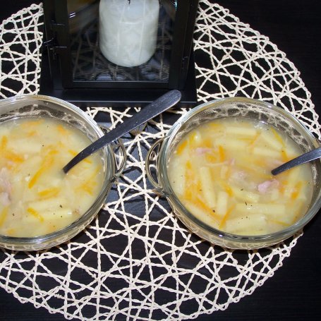 Krok 5 - Prawie jak fasolowa, czyli lekka zupa na króliku :) foto