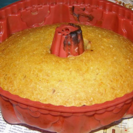 Krok 4 - prodiż-pyszne ciasto z resztek po soku wyciskanym i z kremem mascarpone...  foto
