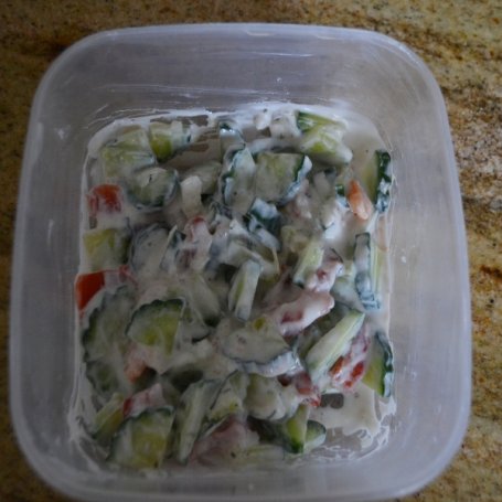 Krok 4 - prosta sałatka obiadowa foto