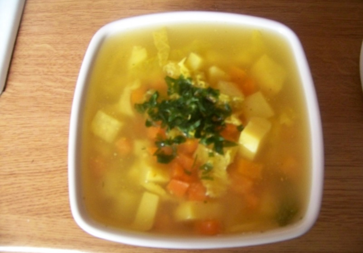 Prosta zupa warzywna foto