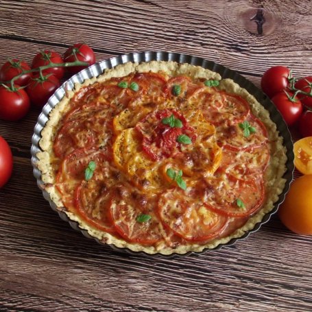 Krok 7 - Prowansalska tarta z pomidorami foto