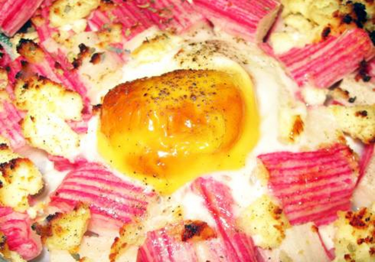 Prowansalskie surimi z jajem (Dukanowe) foto