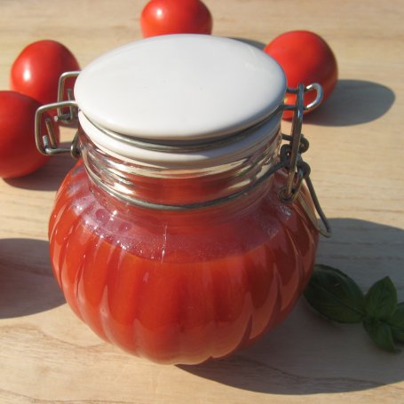 Krok 4 - Przecier pomidorowy do słoików foto